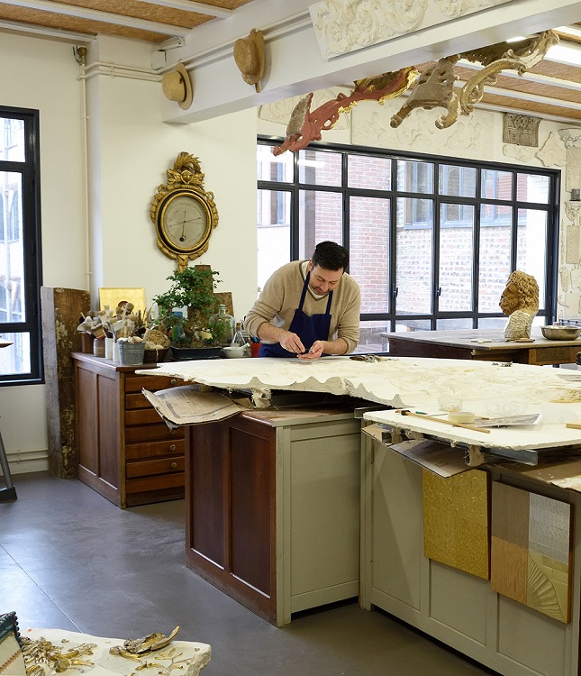 Bruno Toupry, maître artisan doreur