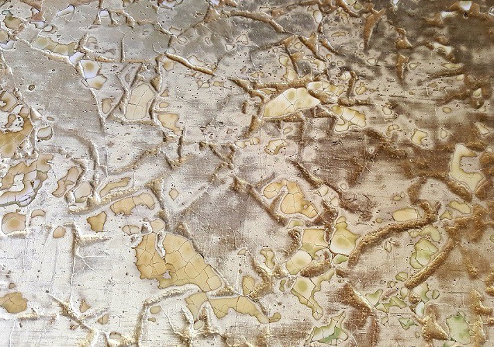 Craquelure à la feuille