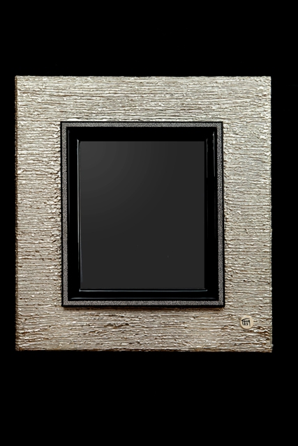 Miroir laqué et doré, création de l'atelier